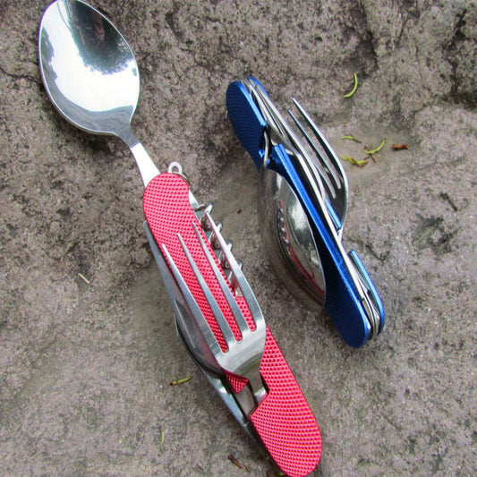 Portable Collapsible Convertible Dining Utensils