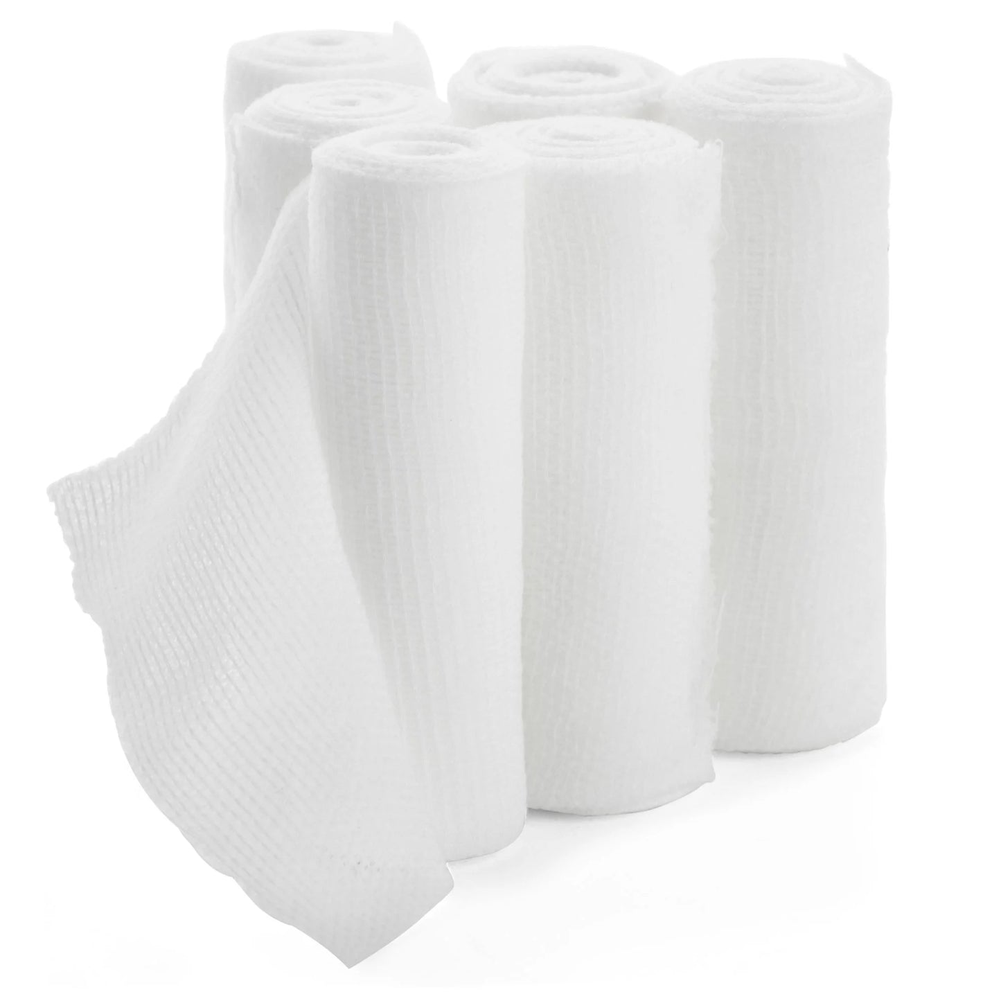 48 Pack 4 Inch Gauze Bandage Roll, Rolled Gauze Wrap (2.6 Yards)