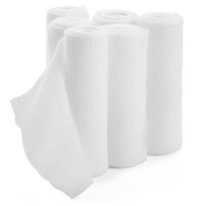 48 Pack 4 Inch Gauze Bandage Roll, Rolled Gauze Wrap (2.6 Yards)