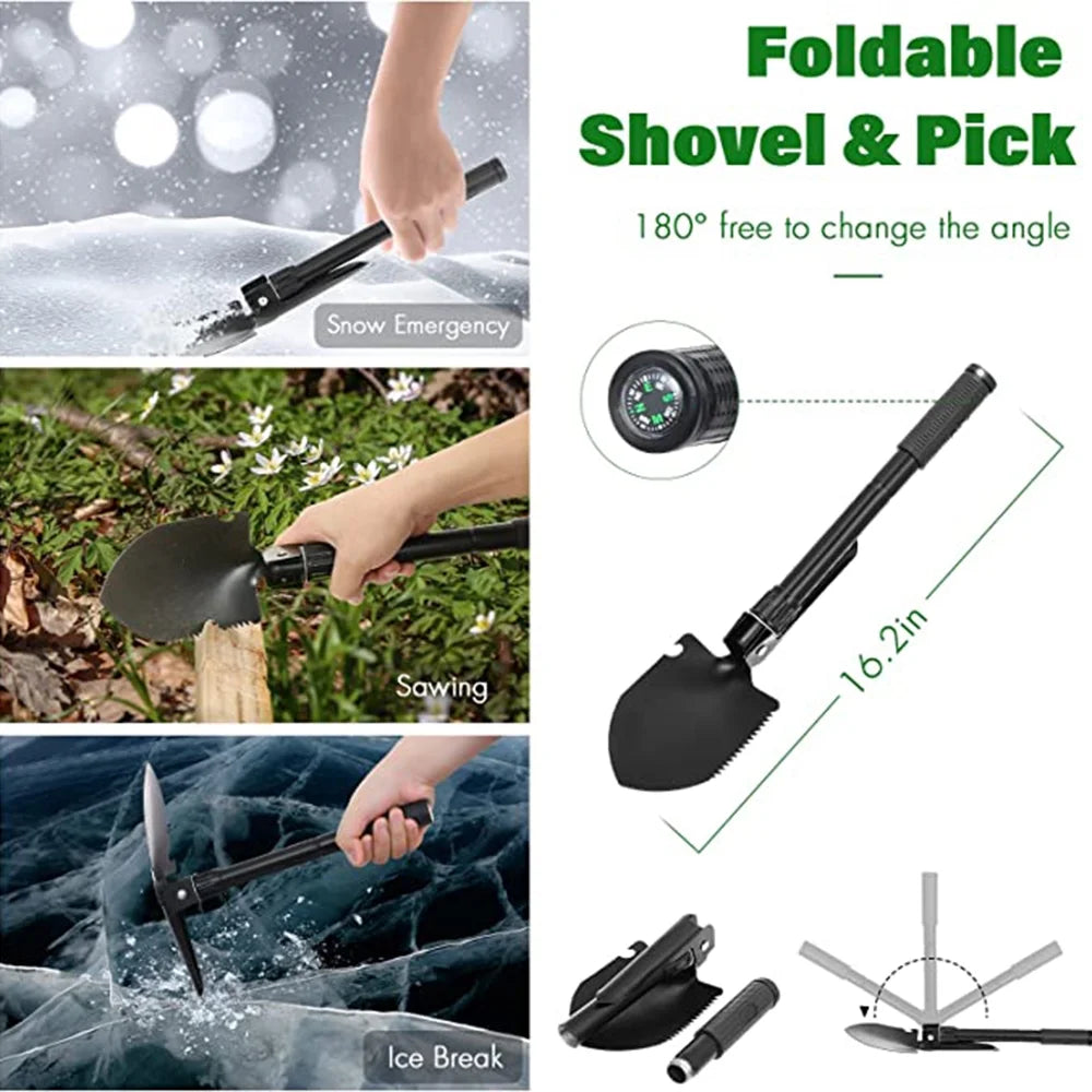 Survival Kit and First Aid Kit, 142Pcs Professional Survival Gear and Equipment for Boating Hunting Camping Hiking Outdoor Adventure